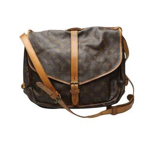 LOUIS VUITTON Brown Monogram Shoulder Bag